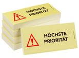 Pricaro Note Adesive "Massima Priorità"", 100 Fogli, 5 Pezzi"