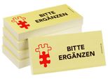 Pricaro Note Adesive "Completare"", 100 Fogli, 5 Pezzi"