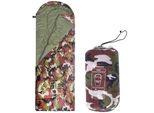 Springos Sacco A Pelo Piumino 73 X 210 Cm Incl. Sacco A Pelo Mummy Outdoor Per Escursioni Picnic Campeggio Festival Piumino Con Cappuccio
