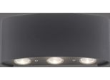 Paul Neuhaus Carlo Applique Lwh 17X4X8 Cm Grigio Lampada Da Parete