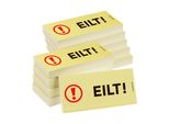 Pricaro Note Adesive "Eilt"", 100 Fogli, 10 Pezzi"