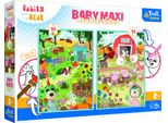 Puzzle Bifacciale Treflici In Fattoria Baby Maxi 2X10 Pezzi