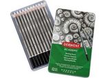Derwent Academy Matita Carboncino 12 Pz. Grigio