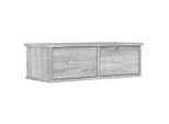 Vidaxl Armadio A Muro Grigio Sonoma 60X26X18,5 Cm Materiale In Legno