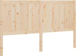 Vidaxl Testiera 125,5X4X100 Cm In Legno Di Pino Massiccio