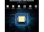Jopassy Proiettore Led Proiettore Da Costruzione Lampada Da Esterno IP65 Faretto Da Giardino Faretto 50W Bianco Caldo