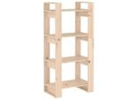 Libreria/Divisorio 60X35X125 Cm In Legno Massiccio