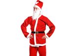 Costume Da Babbo Natale Costume In Maschera Da Babbo Natale 5 Pezzi