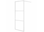 Vidaxl Schermo Doccia Per Cabina Doccia Silver 80X195 Cm Esg Vetro Chiaro