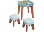 Tavolo Con 2 Sedie Ecoiffier In Plastica Colorata (13 Pezzi)