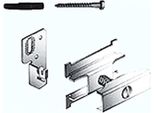 Vogel&Noot Set Di Collegamento Vn 2 (6 Pezzi), RAL9016, 6 Supporti Per Ruote E Staffe Angolari, Wa 32/42 Mm