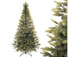 Albero Di Natale Artificiale Deluxe Abete Rosso 220 Cm Albero Di Natale 3D Abete Rosso Con Rami Giovani