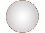 Specchio Da Bagno Talos Noble Ø 60 Cm - Specchio Da Parete Rotondo Con Cornice In Alluminio Color Rame Di Alta Qualità
