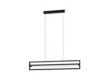 Eglo 900466 Siberia Led Lampada A Sospensione 34W 780X160Mm Bianco Nero Colore Luce Regolabile Dimmerabile