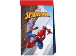 4 Sacchetti Di Cartaper Feste Spider-Man Crime Fighter