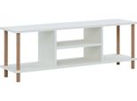 Mobile Tv ÆRøSkøBing Con 2 Vani Portaoggetti Panca Tv 43 X 120 X 29 Cm Tavolo Tv Con 2 Vani Portaoggetti Mobile Tv Basso Mobile Tv Bianco