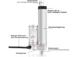 Jopassy 1500N Motore Lineare Attuatore Regolabile Motore Elettrico Attuatore Lineare Attuatore Lineare Albero Motore Attuatore Lineare Motore 12V 250Mm