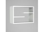 Skye Decor, Tino - White, Mensola A Muro, Bianco, 100% Pannello Truciolare Rivestito In Melamina, 60 X 19,5 X 44 Cm