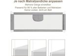 Jopassy 180 Cm Binario Letto Bambini Protezione Letto Regolabile In Altezza Per Letto Famiglia E Lettino Protezione Anticaduta Per Letto