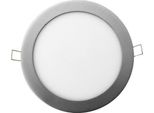 Faretto Da Incasso Led Rotondo 20W Luce Fredda 6400K 1500Lm Cromo ø22,5Cm Edm