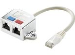 Adattatore Di Rete A T Renkforce RJ45 Cat 5E [2X Presa RJ45