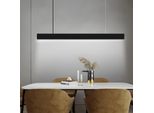 Zmh Led Lampada A Sospensione Tavolo Da Pranzo Lampada A Sospensione Soggiorno Nero Tavolo Da Pranzo Lampada Dimmerabile Con Telecomando Design Moderno Lampada A Sospensione Altezza Regolabile Ufficio