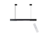 Zmh Led Lampada A Sospensione Tavolo Da Pranzo Lampada A Sospensione Dimmerabile Nero, Tavolo Da Pranzo Con Telecomando Lampada A Sospensione 150CM Altezza Regolabile Sala Da Pranzo Soggiorno Ufficio