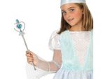 Atosa Argento Principessa Cuore Bacchetta 30 Cm Trasparente Trasparente Taglia Unica