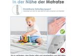 Jopassy Protezione Letto Bambini 180Cm Protezione Anticaduta Letto Bambini, Spondina Regolabile In Altezza Per Letto Famiglia E Culla
