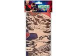 Atosa 3 Tatuaggi Assortiti Multicolore Multicolore Taglia Unica