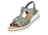 Rieker Scarpe Da Donna Sandali Alti Verdi Per Il Tempo Libero, Numero Di Scarpe: 41 Eu