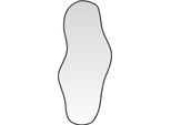 Vidaxl Specchio Da Parete Nero 100X45 Cm