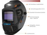 GÜDe Casco Automatico Per Saldatura Maschera Per Saldatura Scudo GSH-3S-VL-TC-2