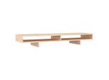 Vidaxl Supporto Per Monitor 100X27X14 Cm In Legno Di Pino Massiccio