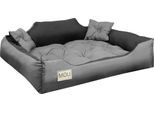 Lettino Per Cani, Box, 115X95 Cm, Personalizzato, Grigio