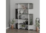 Decortie Mito Libreria Moderna Espositore Retrò Grigio+Bianco Antico, 108,5 X 25,5 X 161 Cm