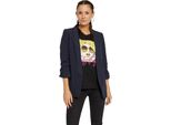 Pieces Boss 3/4 Blazer Blu S Donna Blu S