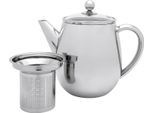 Bredemeijer Teiera Duet Coperchio E Filtro In Vetro Eva 1,1L A Doppia Parete In Acciaio Inox Lucido