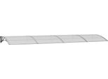 Vidaxl Tettoia Per Porte Grigio 400X100 Cm In Policarbonato