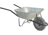 Carriola Da Cantiere 80L, Gonfiabile, Corpo In Zn, Portata 100Kg