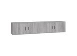 Pensili Tv 2 Pz. Grigio Sonoma 100X34,5X40 Cm