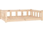 Vidaxl Letto Per Cani 105,5X75,5X28 Cm In Legno Di Pino Massiccio
