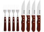 Michelino Set Di Posate Da Bistecca Jumbo Da 8 Pezzi Set Di Posate Forchetta Coltello Bistecca Per 4 Persone