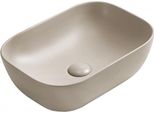 Mexen Rita Lavabo Da Appoggio 45 X 32 Cm, Beige Opaco - 21084566
