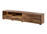 MASSIVMOEBEL24 | Bark #110 Mobile Tv In Legno Di Acacia - Laccato / Naturale 220X40X47