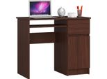 Scrivania Piksel Wenge 90 Cm Elegante E Funzionale