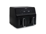 Tristar | Friggitrice Ad Aria Con Doppio Cestello | FR-9040 | Potenza 2700 W | Capacità 8 L | Nero