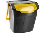 Set Di Contenitori Per Il Riciclaggio Kadax "Loras"", Contenitore Per Rifiuti Con Coperchio, Raccoglitore Di Rifiuti, 25L, 4 Pezzi"