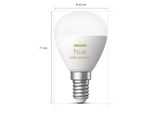 Philips By Signify Philips Hue White Ambience Lustre - Lampadina Intelligente E14 - (Confezione Da 2)