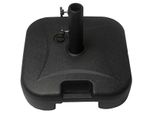 Base Per Ombrellone Aktive 44,5 X 12,5 X 44,5 Cm Plastica Nera